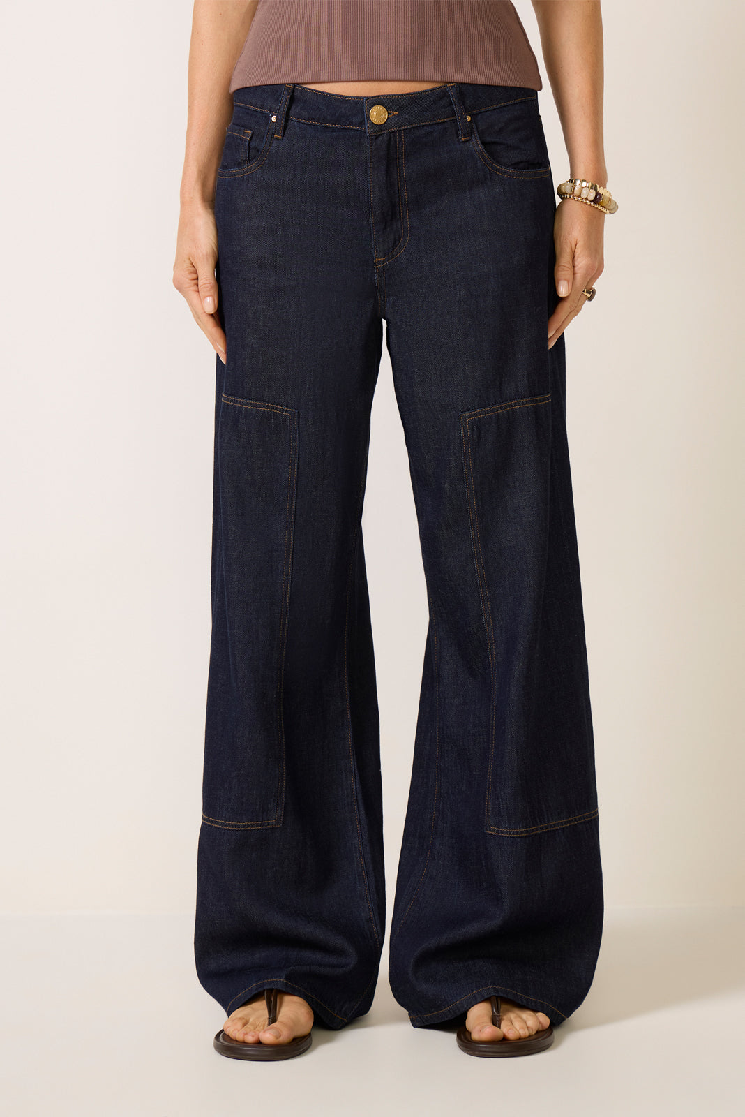 Maya Slouchy Carpenter Wide Leg Jean