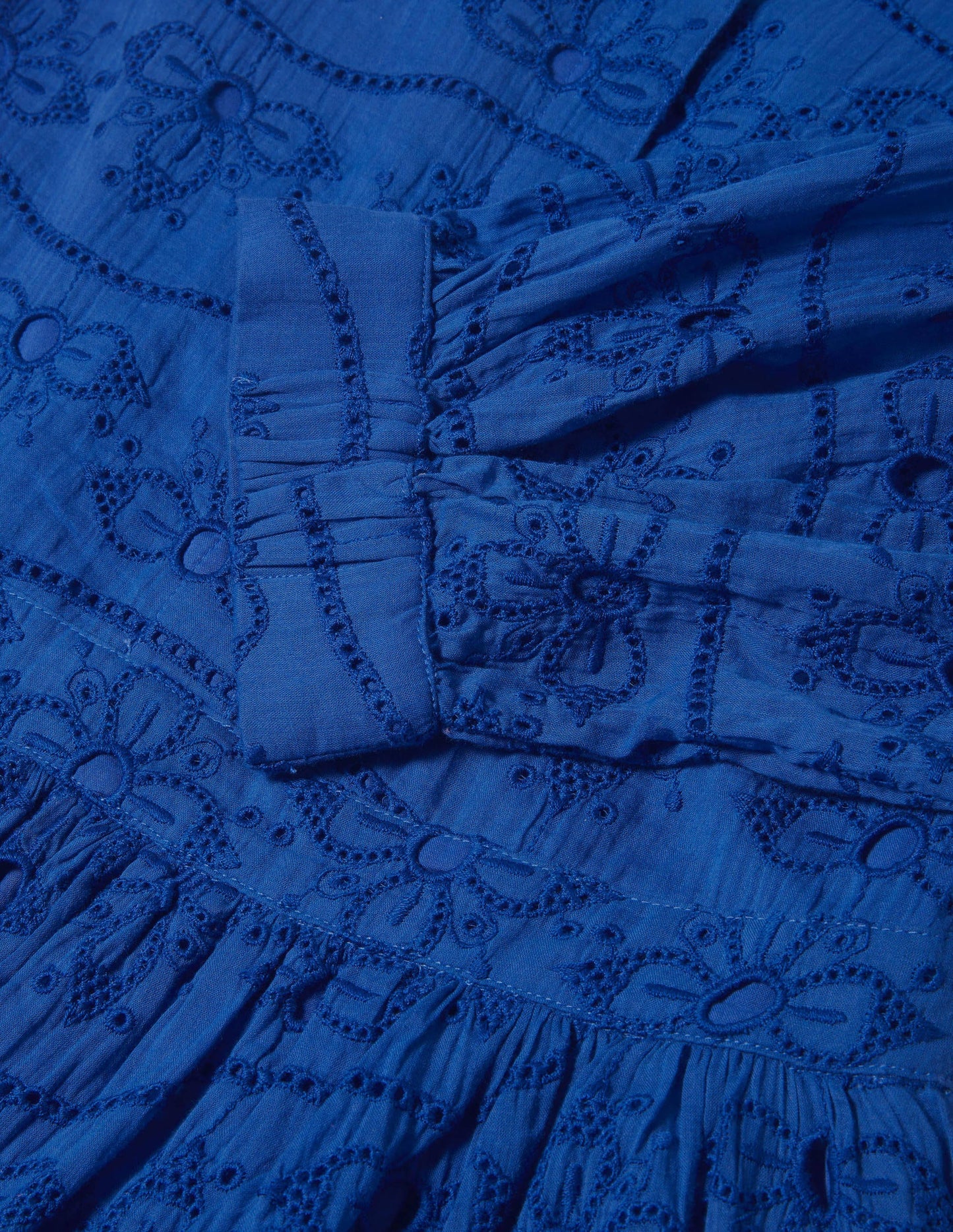 Broderie Cotton Dress-Summit