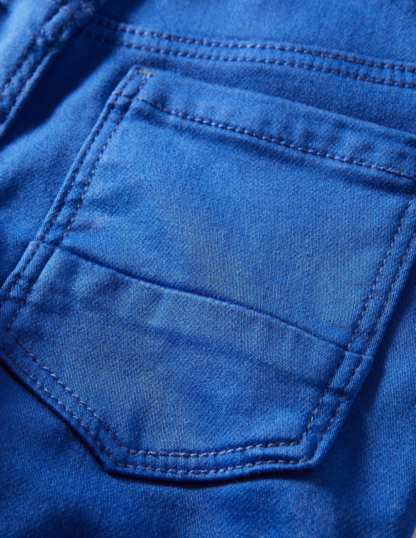 Blue Stretchy Skinny Jeans-Brilliant Blue