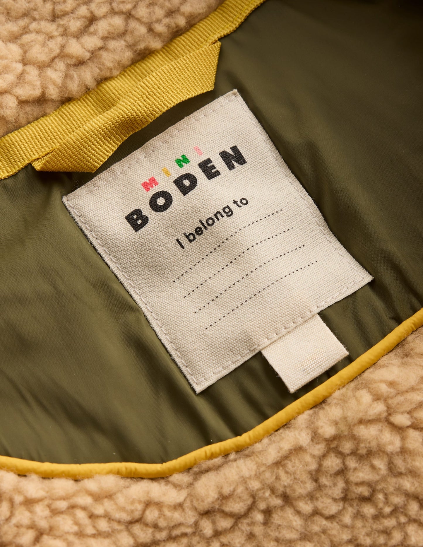 Borg Lined Vest-Woodland Green