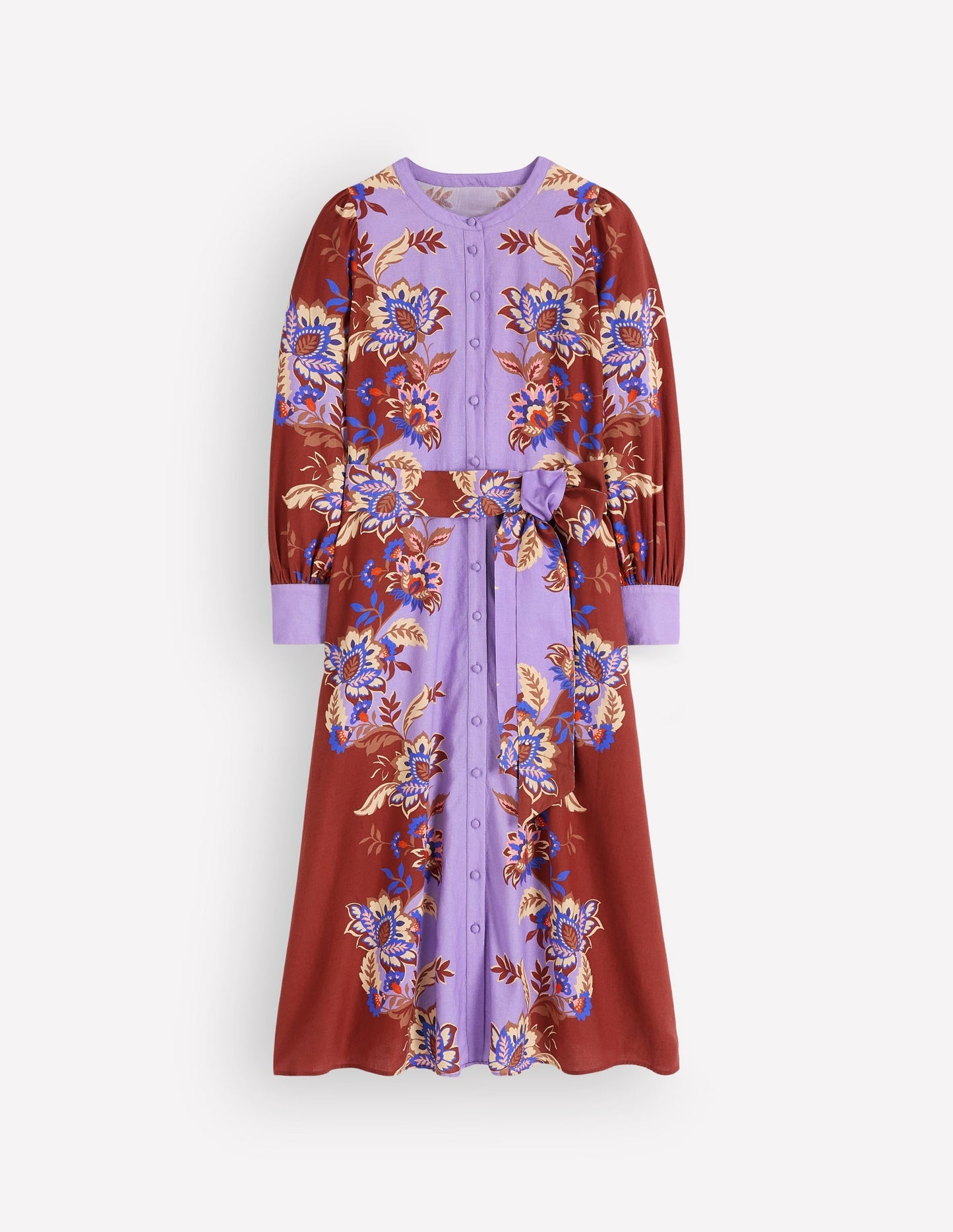 Blouson Sleeve Occasion Dress-Multi, Super Bloom