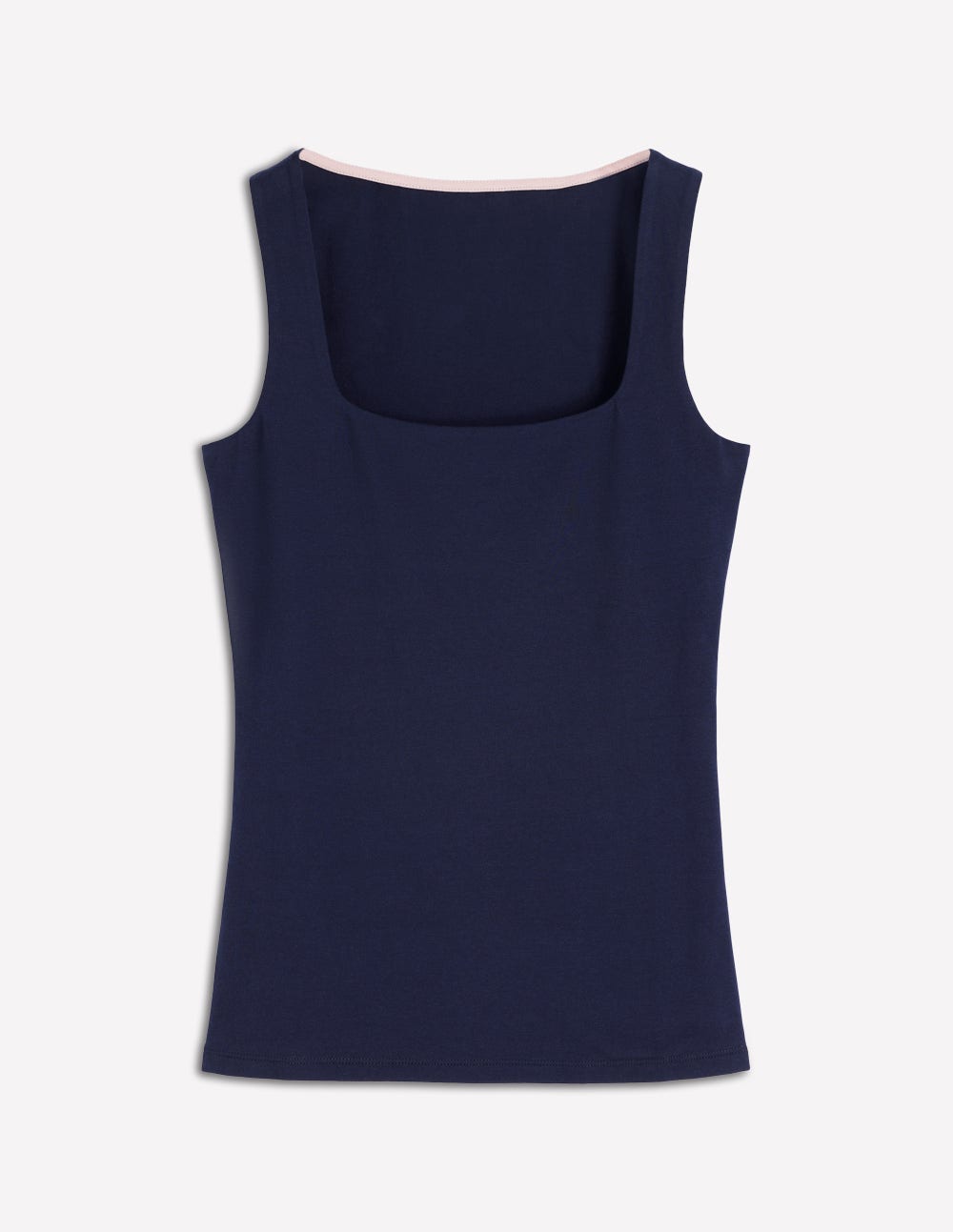 Brooke Double Layer Tank-Navy