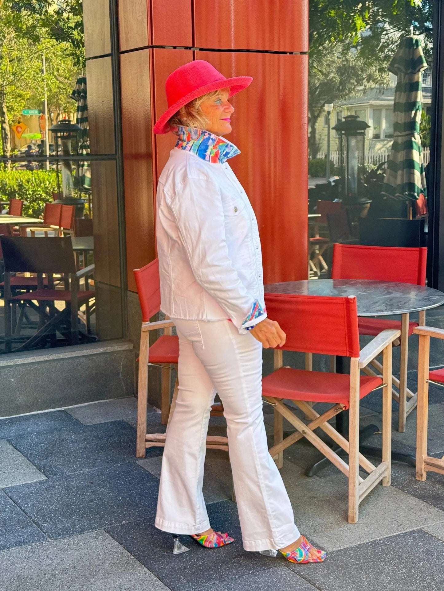NEXT LEVEL WHITE FLARE JEANS