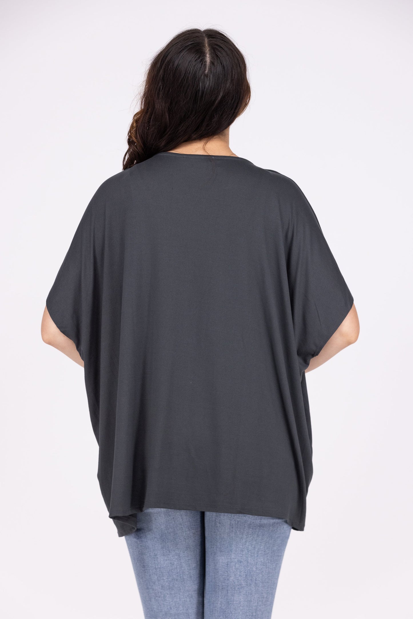 Left Wondering Women's Pleated Short Sleeve Top