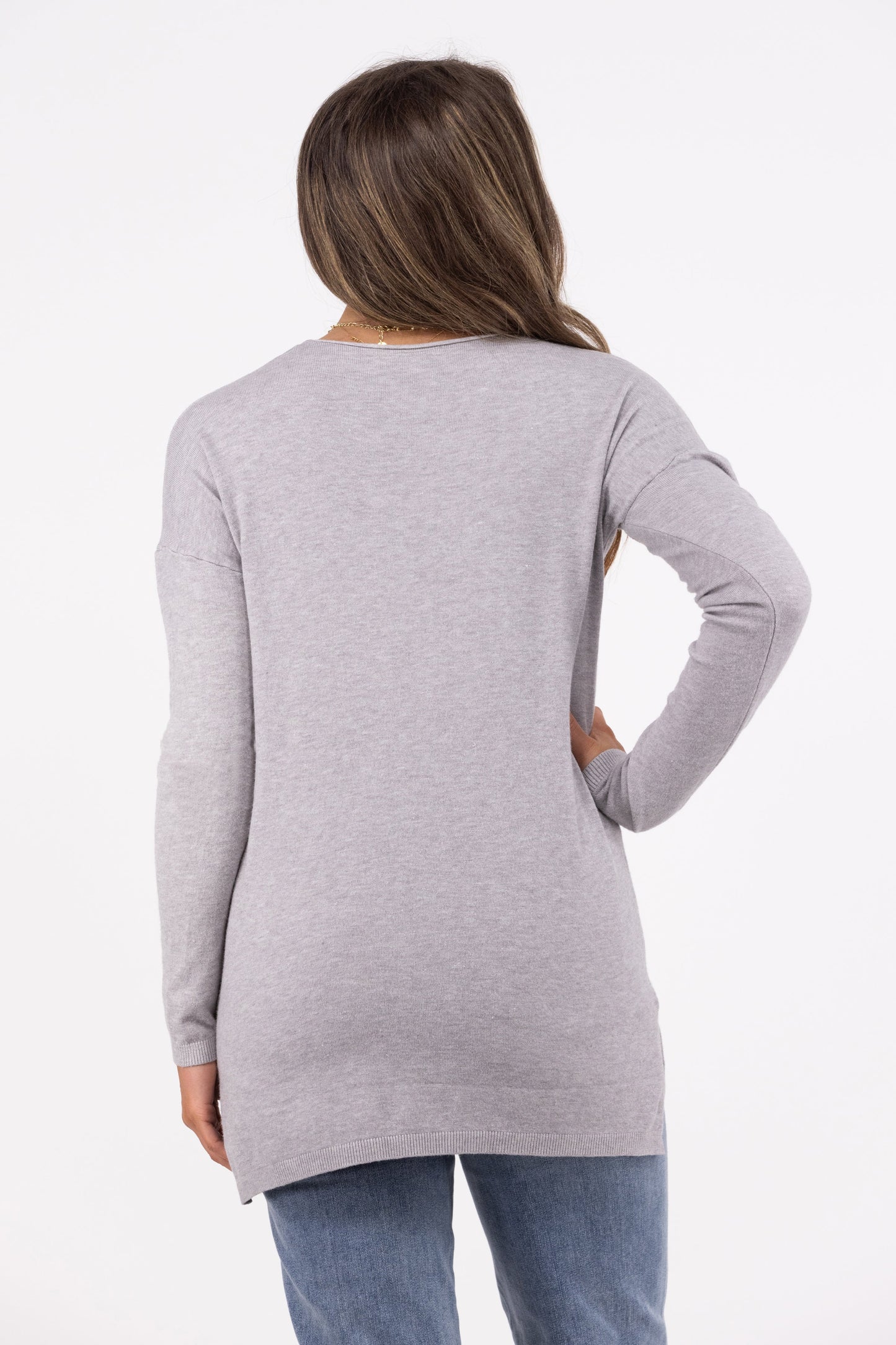 Minutes Pass Women's V-Neck Long Sleeve Top