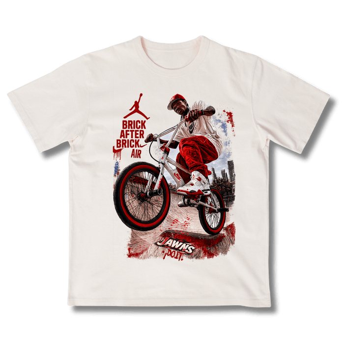 Jordan 4 Retro Nigel Sylvester Brick After Brick Only Jawns Graphic T-Shirt - T-Shirt - Jawns on Fire Sneakers & Shoes