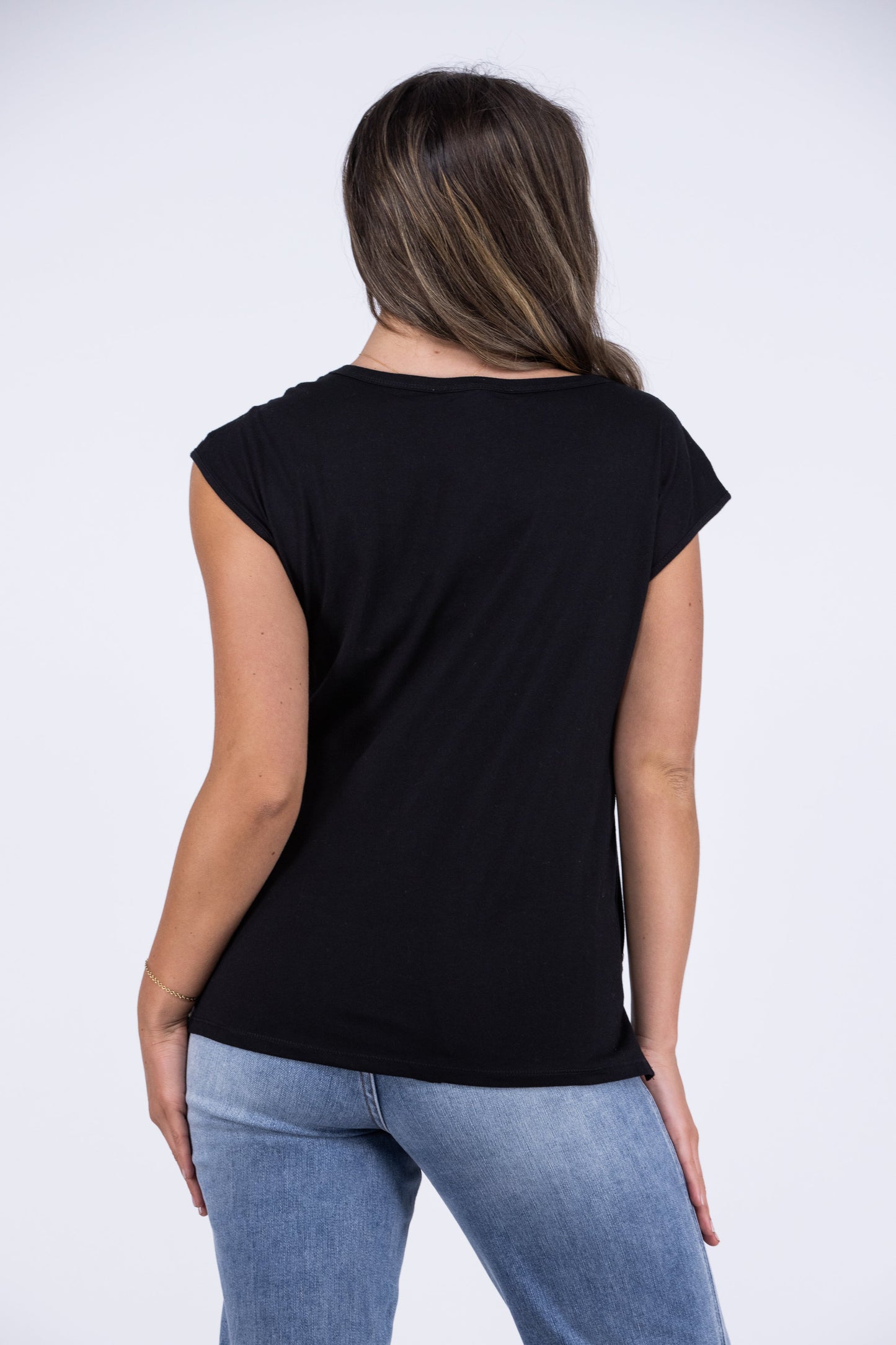Start Somewhere Women's Embroidered Short Sleeve Top