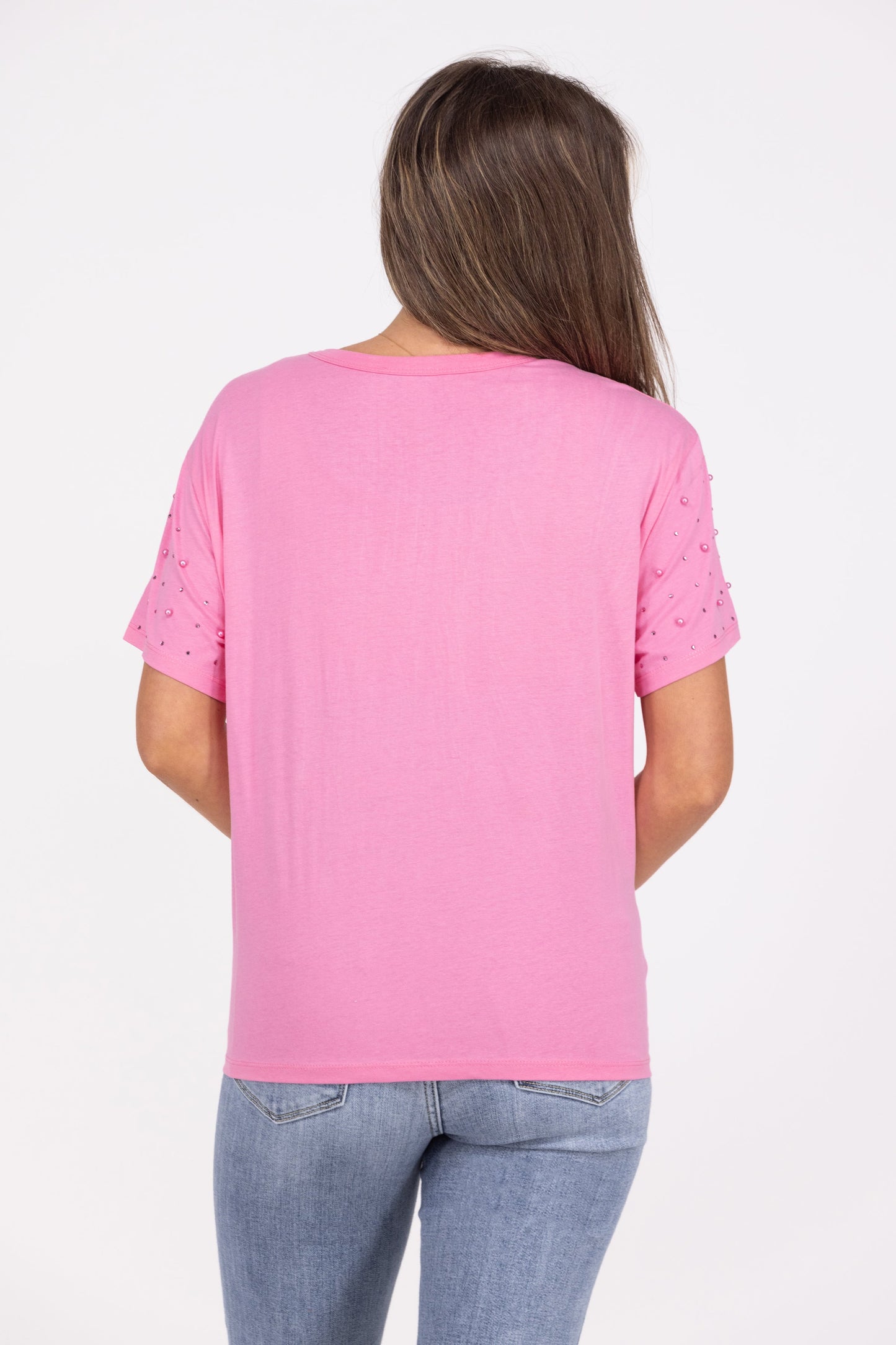 You Will See Me Women's Pearl Short Sleeve Top