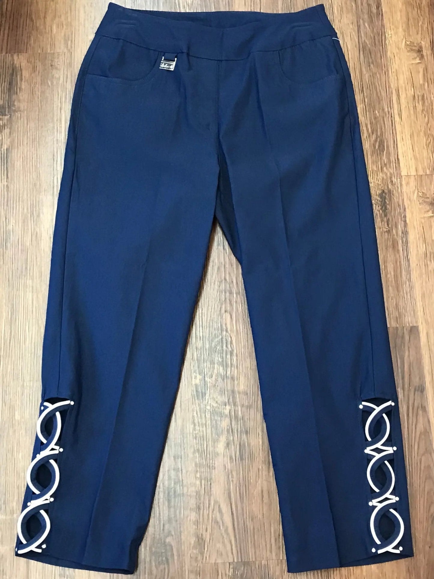 RHINESTONE CAPRI NAVY