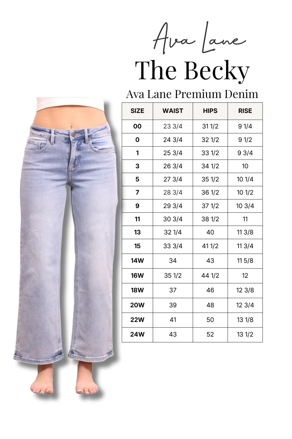 The Becky Mid-Rise Tummy Control Straight Leg Jeans
