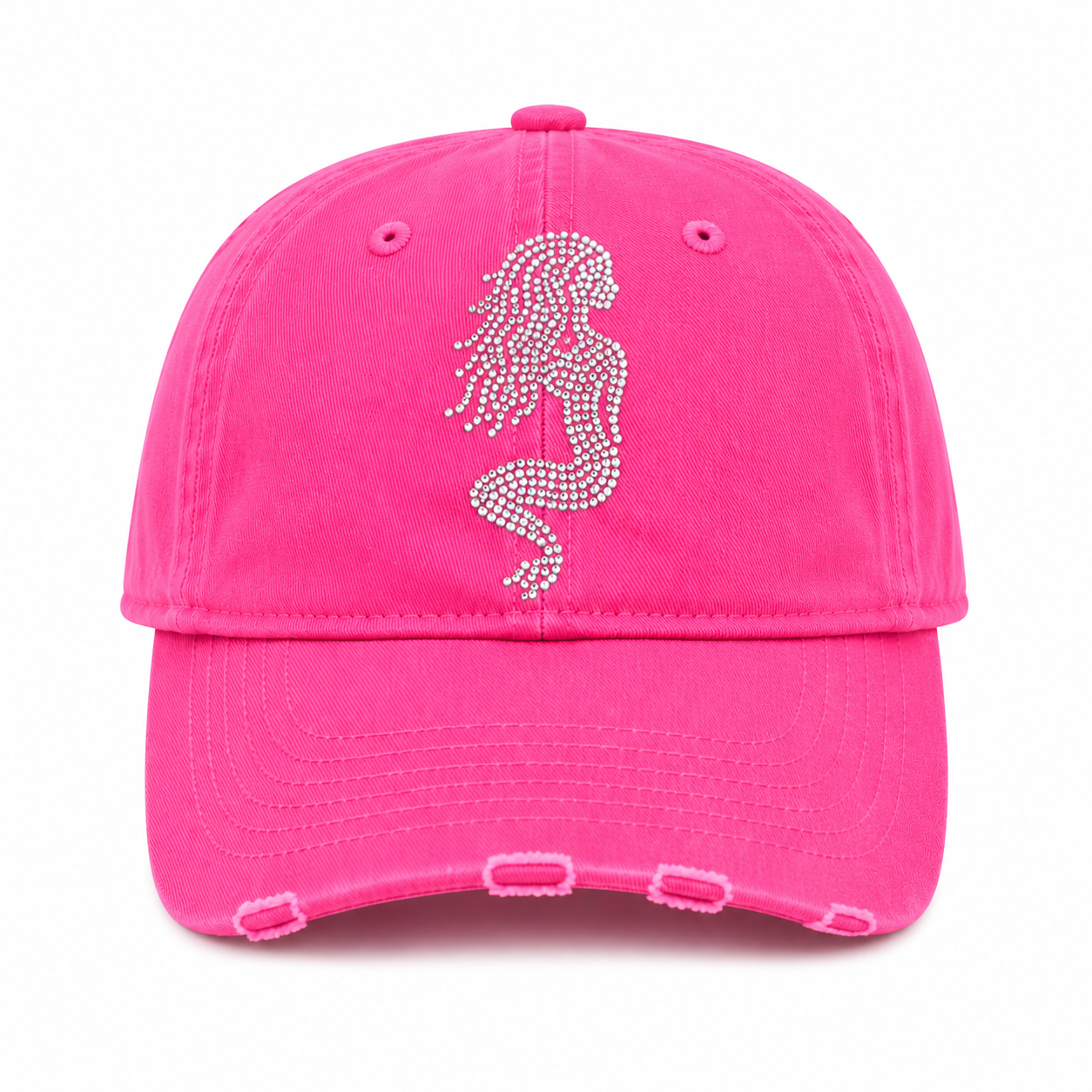 PINK BLING MERMAID HAT