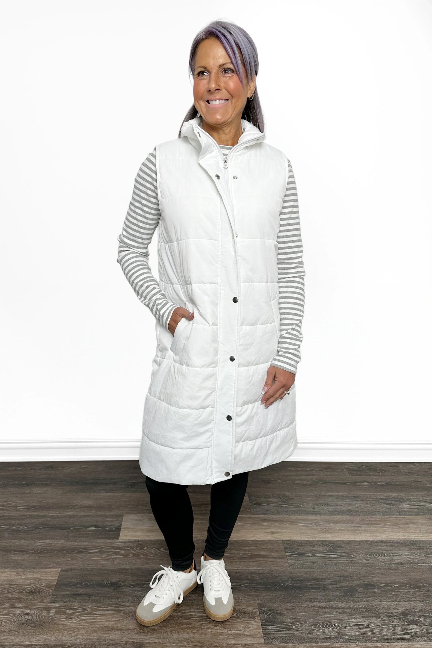 ALB Custom Women's Long Puffer Vest
