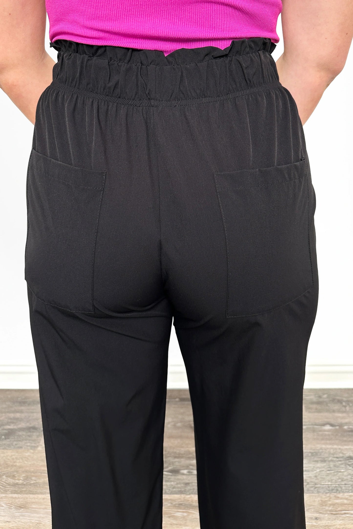 ALB Custom Women's Lightweight Elastic Waist Wide Leg Pants - Two Inseams