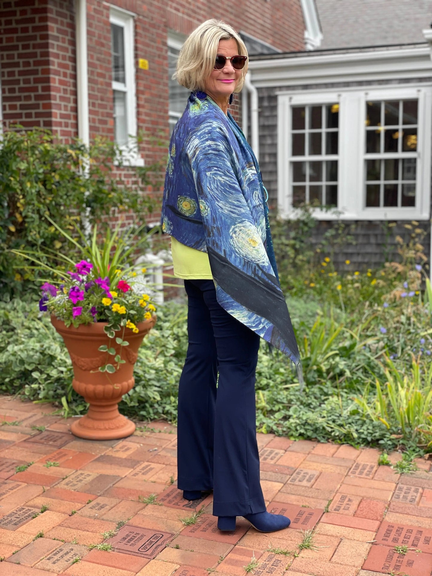 RIVER CRUISE REVERSIBLE SUEDE CLOTH WRAP