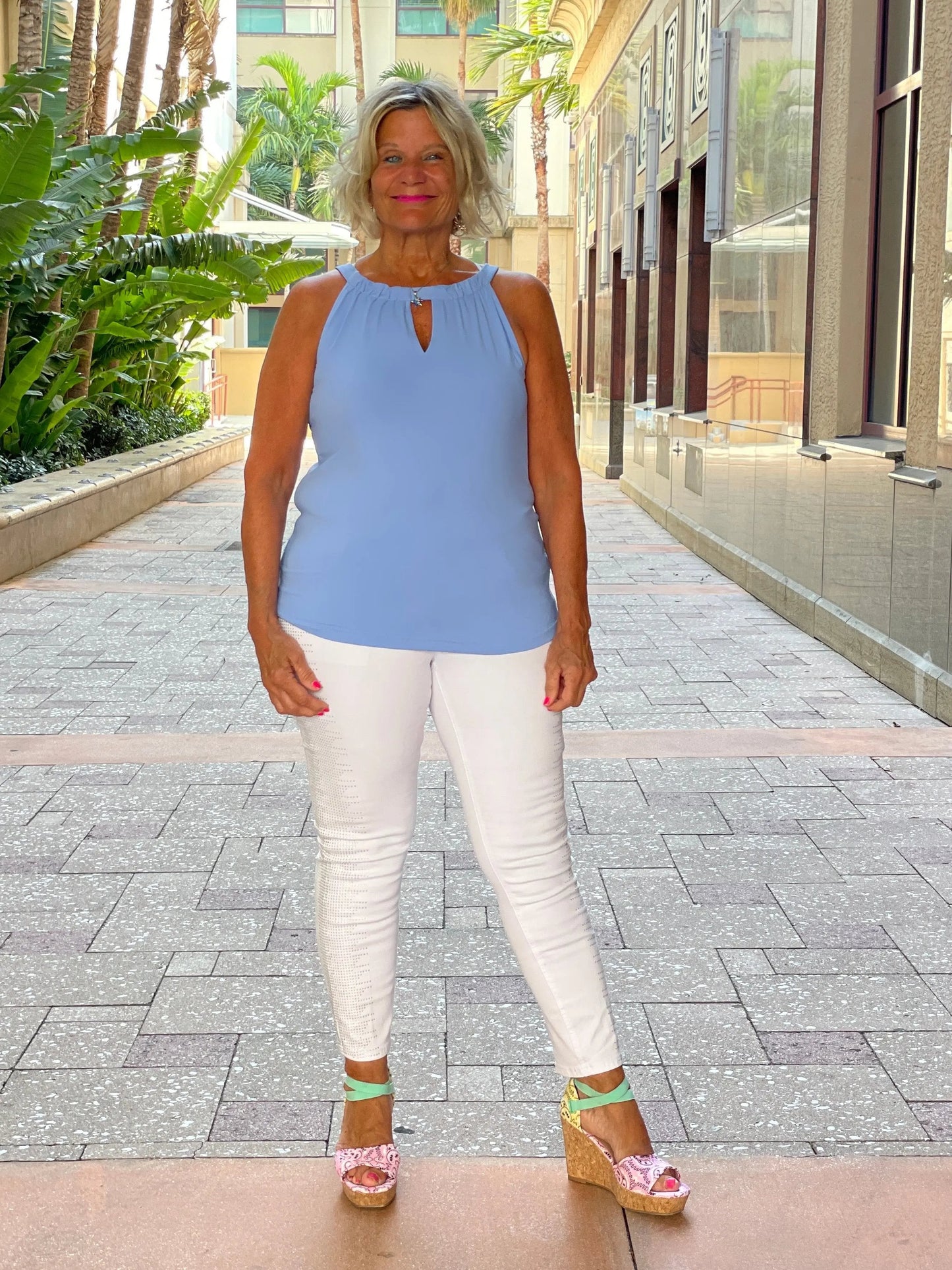 PERRI KEYHOLE TOP FINAL SALE