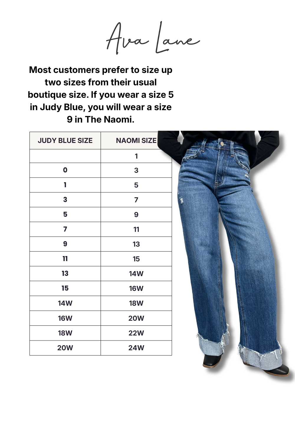 The Naomi Super High-Rise Relaxed Fit Wide Leg Denim