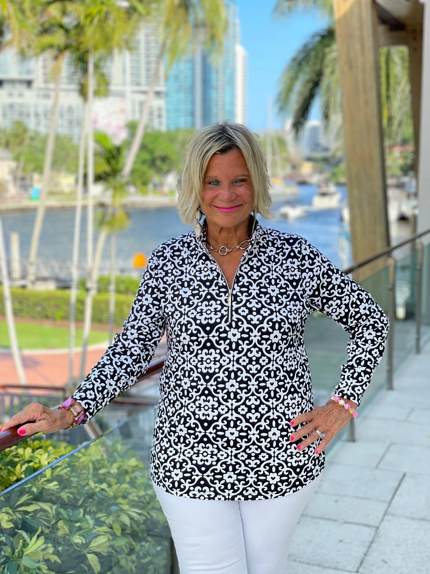 NAPLES DAY HALF ZIPPER