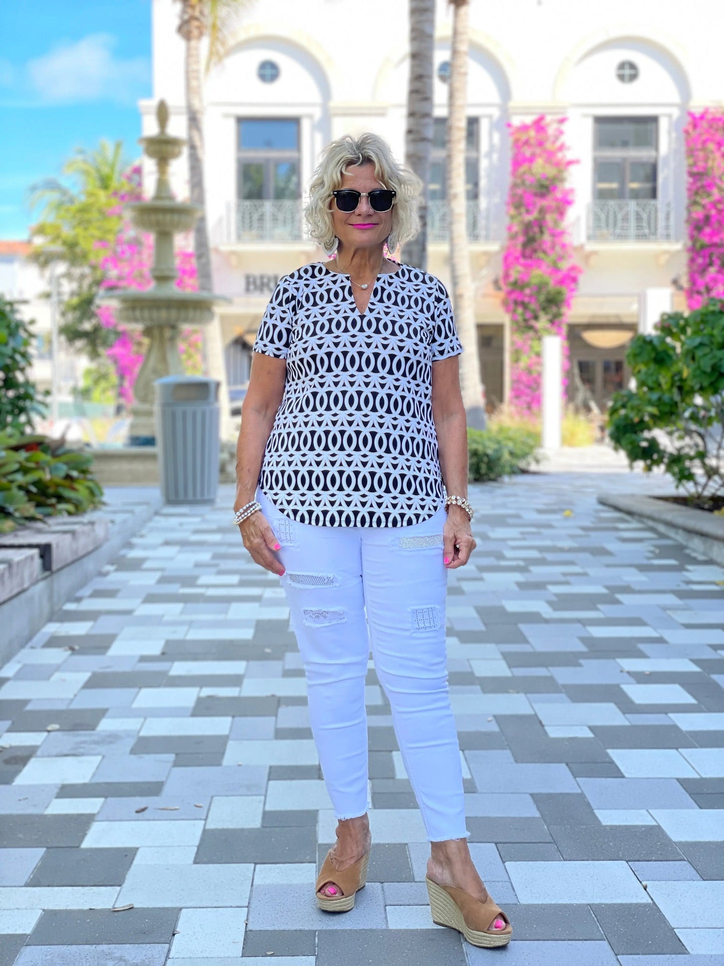 SANDBAR SHORT SLEEVE TOP