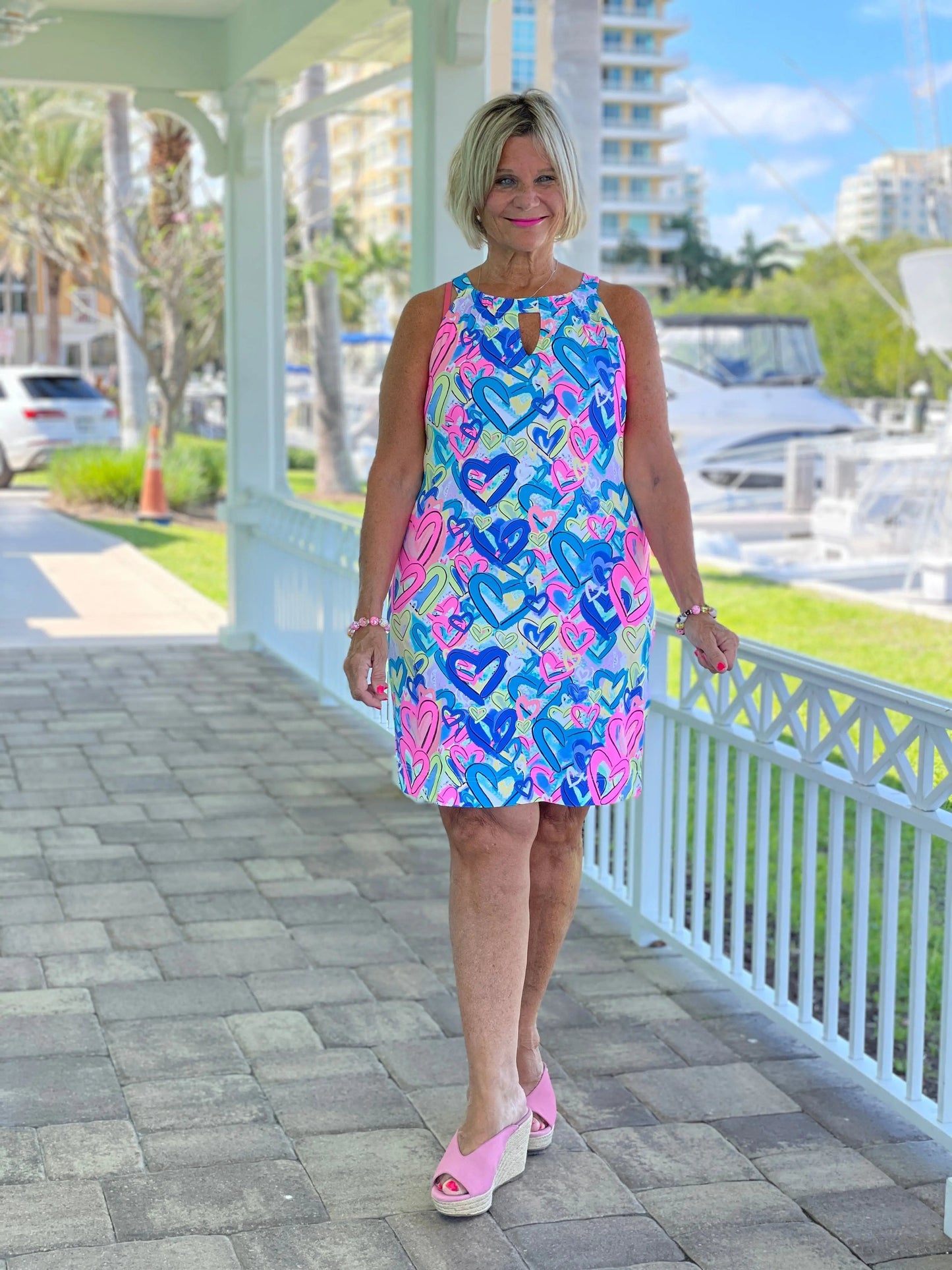SECRET LOVE HEARTS KEYHOLE DRESS