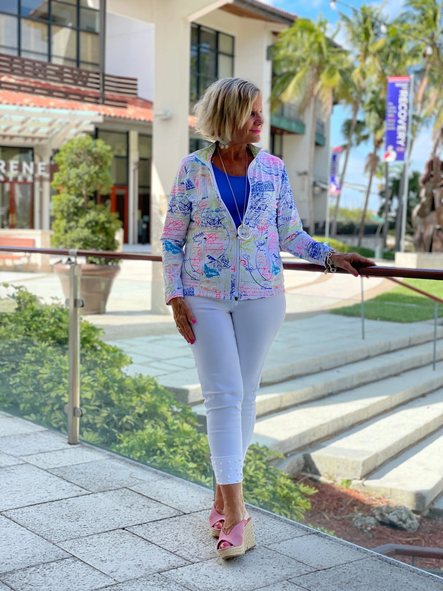 POSTCARDS OF LOVE FULL ZIPPER JACKET