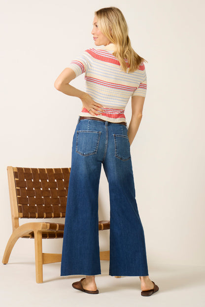 Meg Wide Leg w Front Patch Pockets