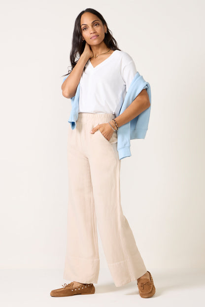 Linen Wide Leg Pant