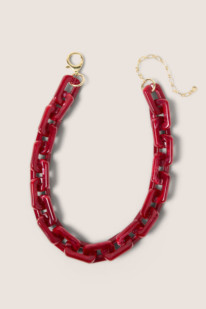 Kendra Resin Link Necklace