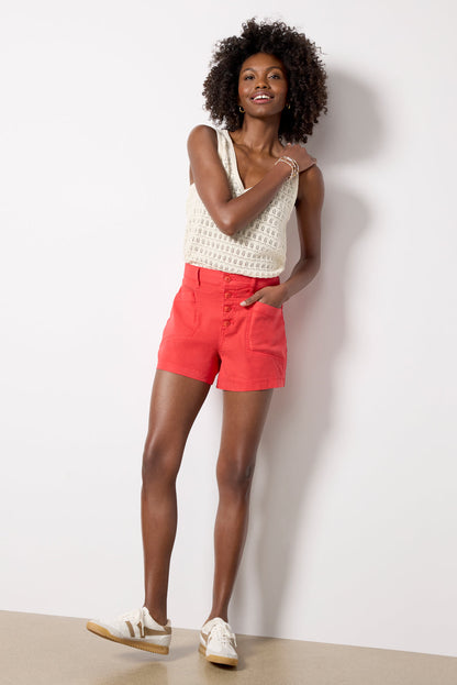 Joelle Stretch Linen Short