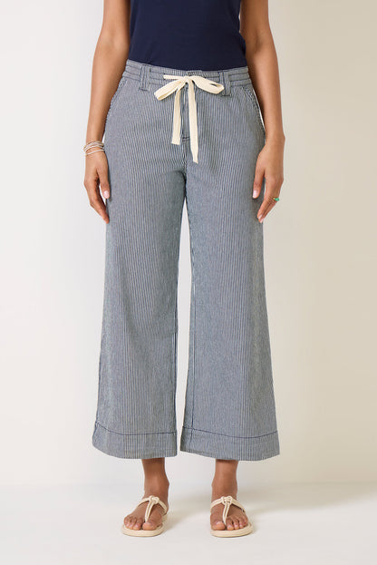 Lily Stripe Cropped Pant