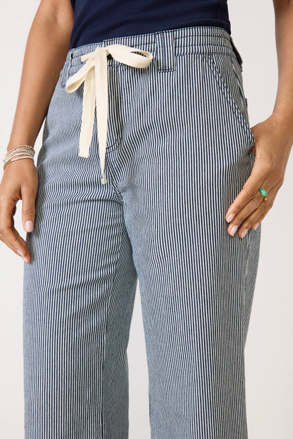 Lily Stripe Cropped Pant