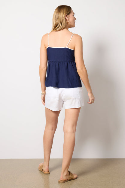 Joelle Stretch Linen Short