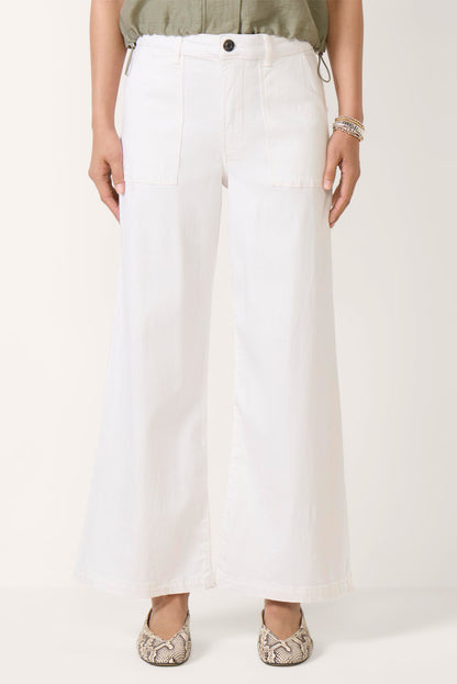 Meg Wide Leg W Porckchop Pocket