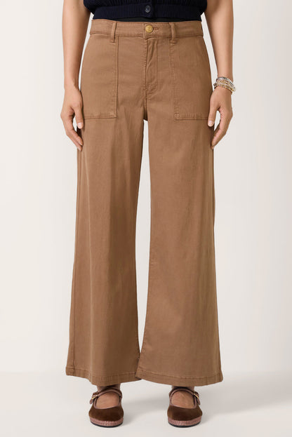 Meg Wide Leg W Porckchop Pocket