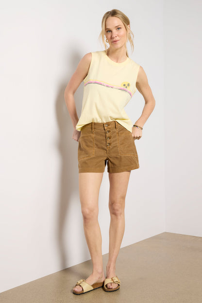 Joelle Stretch Linen Short