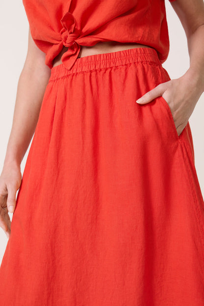 Maddie Linen Skirt