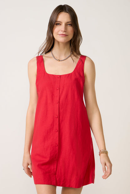 Lillian Linen Shift Dress