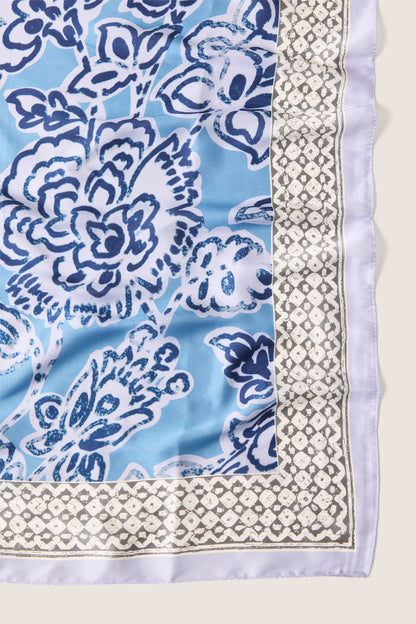 Lila Floral Bandana