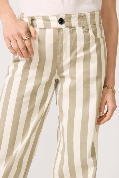 Maker Wide Leg Stripe Pant