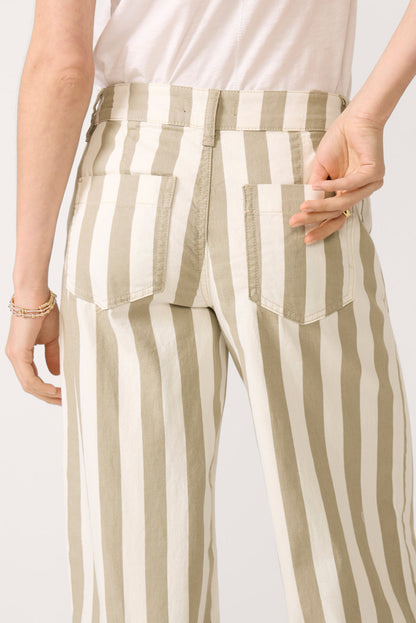 Maker Wide Leg Stripe Pant