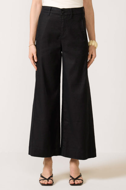 Joelle Stretch Linen Crop Pant