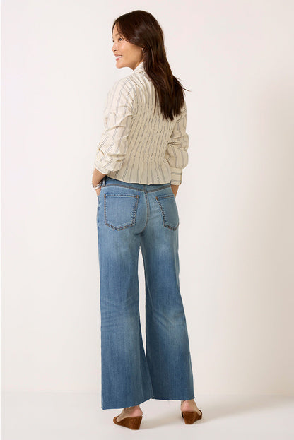 Meg Wide Leg W/ Buttons