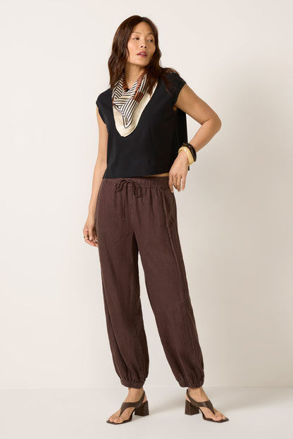 Melody Micro Linen Balloon Pant