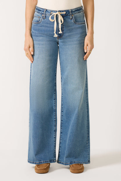 Maya Drawstring Wide Leg Pant