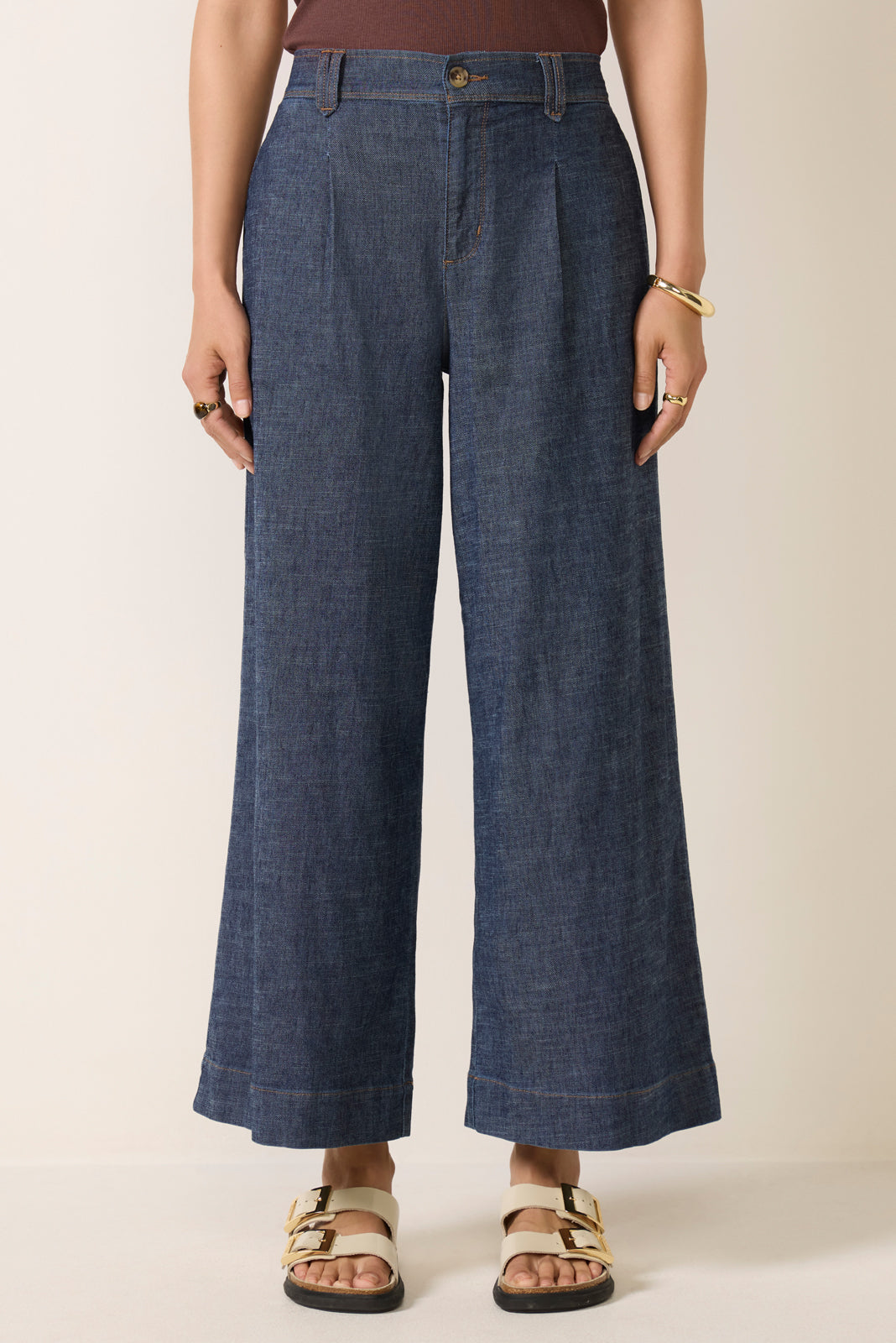 Jenny Pleated Culotte Pant