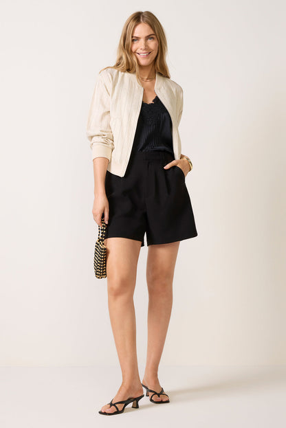 Macy Stripe Bomber