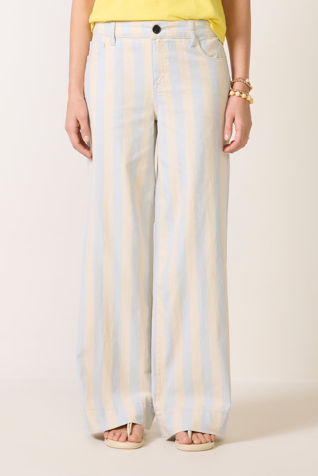 Maker Wide Leg Stripe Pant