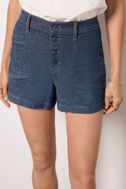 Joelle Stretch Linen Short