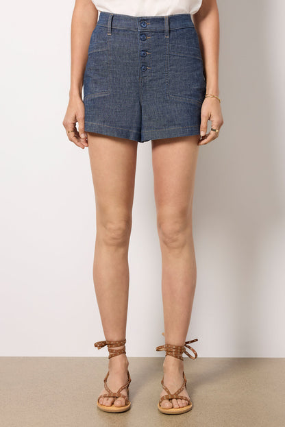Joelle Stretch Linen Short
