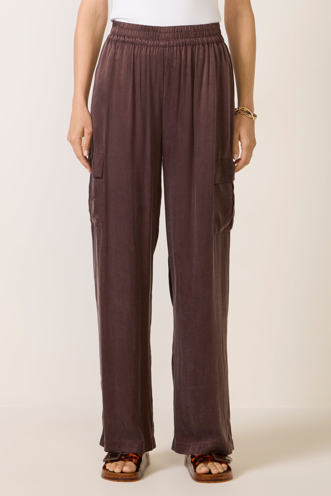Mari Cargo Pull On Pant