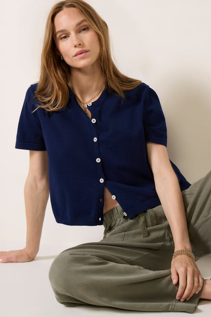 Maude Short Sleeve Cardigan